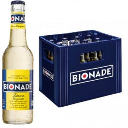 Bionade Zitrone-Bergamotte 24x0,33l Kasten Glas 